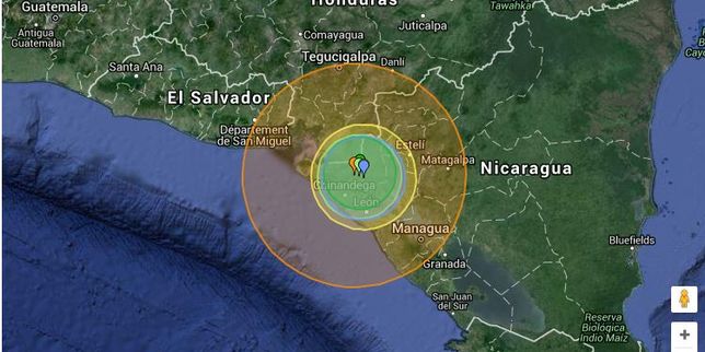 Tremblement de terre de magnitude 6,1 au Nicaragua