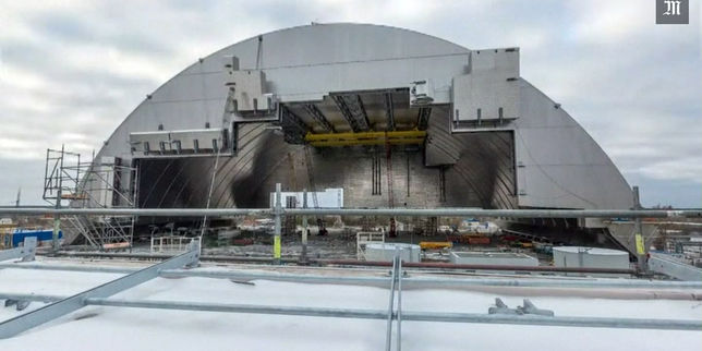 Tchernobyl : inauguration du dôme de confinement de la centrale nucléaire