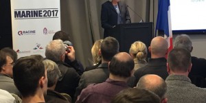 Ecologie : Marine Le Pen repeint le vert en bleu-blanc-rouge