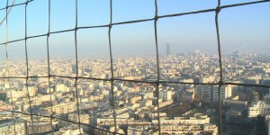 Paris : la couche de pollution vue du ciel