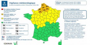Vigilance orange pour neige et verglas dans sept départements du nord de la France