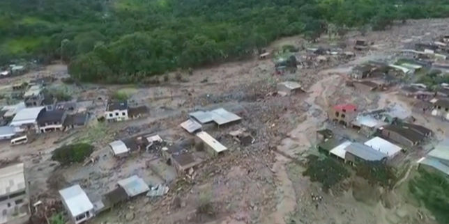 Au moins 254 morts dans une coulée de boue en Colombie