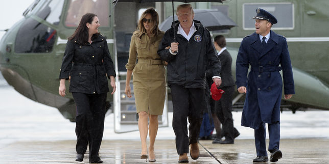 Donald Trump de retour au Texas à la rencontre des sinistrés