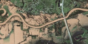 Des images satellites montrent l'ampleur des inondations au Texas.