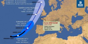 L’ouragan Ophelia se dirige vers l’Europe, mais devrait passer au large de la France