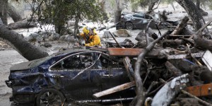 Après les incendies, des coulées de boue mortelles en Californie