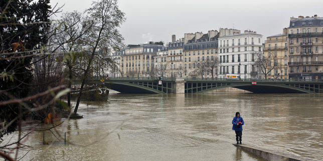 Crues : la Seine continue de monter doucement