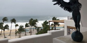 Une tempête tropicale arrive au Mexique
