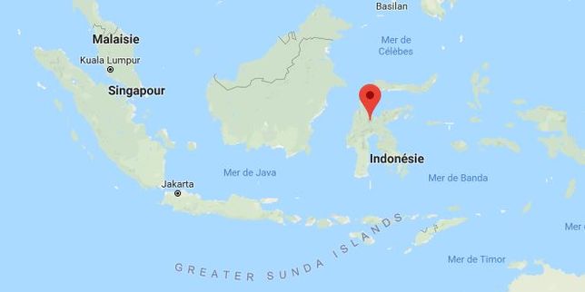 Fort séisme au centre de l’Indonésie