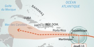 La tempête Isaac arrive sur la Martinique et la Guadeloupe, placées en vigilance rouge