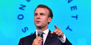 « Sur le terrain du verbe, le titre de “Champion de la Terre” sied particulièrement bien à Emmanuel Macron »