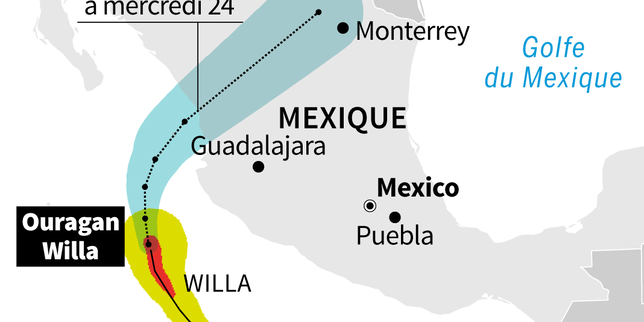 L’ouragan Willa, « extrêmement dangereux »,  en route vers le Mexique