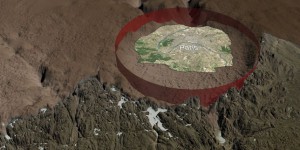 Un cratère de la taille de Paris découvert sous la glace du Groenland