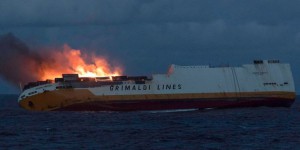 Naufrage d’un navire italien au large du Finistère après un incendie à bord
