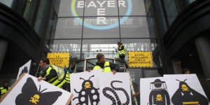 Des manifestations contre le géant de l’agrochimie Bayer-Monsanto en France et dans le monde