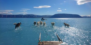 La photographie d’un scientifique danois révèle la fonte des glaces précoce au Groenland