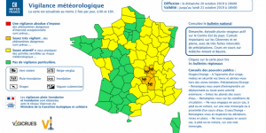 Alerte pluie-inondation et orages dans quatre départements du sud-est de la France