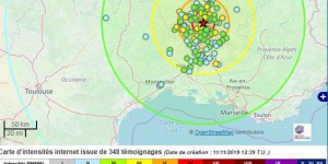 Séisme de magnitude 5,4 dans le sud-est de la France