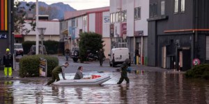 Lourd bilan lié aux intempéries et aux inondations dans le Sud-Est de la France