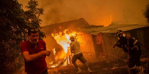 Incendies en Grèce : l’île d’Eubée ravagée par les flammes, en images