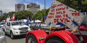 En Nouvelle-Zélande, un convoi de camions pour protester contre les mesures sanitaires