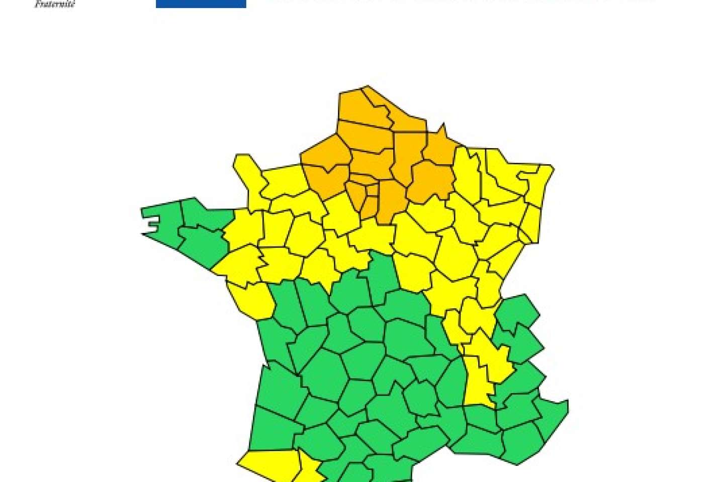 De forts orages prévus en Ile-de-France, dans les Hauts-de-France et dans tout le nord-ouest de la France