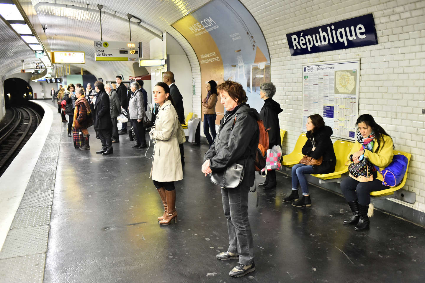 En France, l’air du métro est trois fois plus pollué qu’à l’extérieur, alertent les autorités sanitaires
