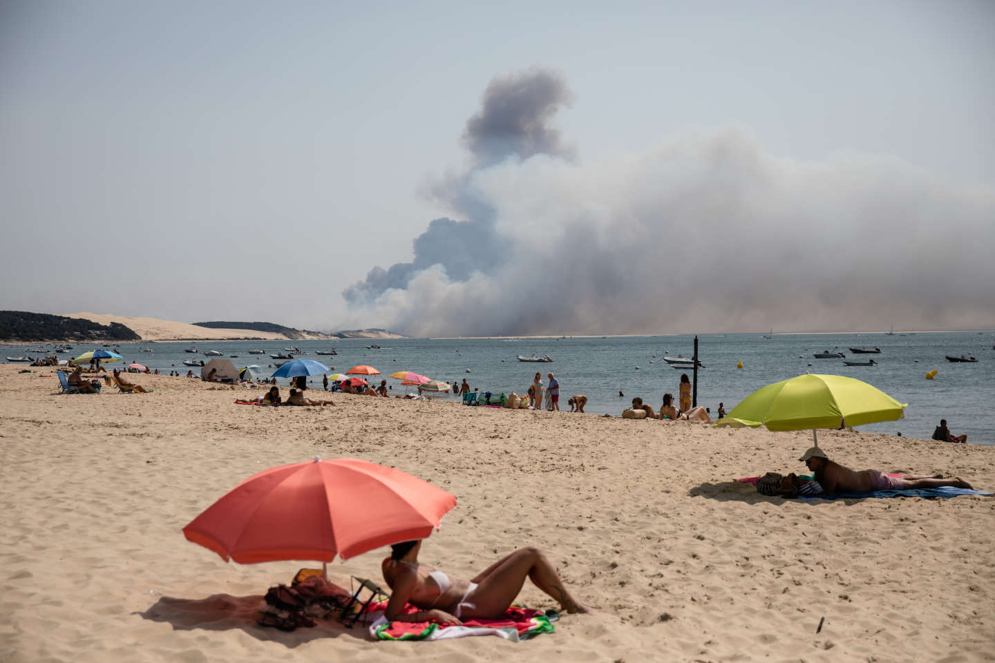 « Ce feu, c’est un monstre » En Gironde, pompiers et habitants en proie à des incendies historiques