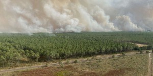 Incendie en Gironde : 3 500 hectares brûlés, la progression des flammes a ralenti durant la nuit