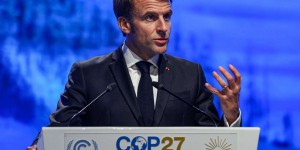A la COP27, Emmanuel Macron met l’accent sur la justice climatique