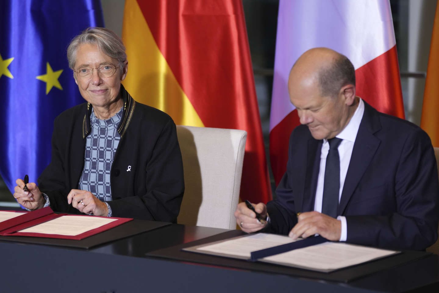 La France et l’Allemagne signent un accord de « soutien mutuel » afin de « garantir leur approvisionnement énergétique »