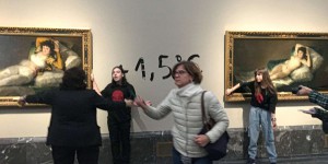 Deux tableaux de Goya à Madrid pris pour cible par des militants écologistes