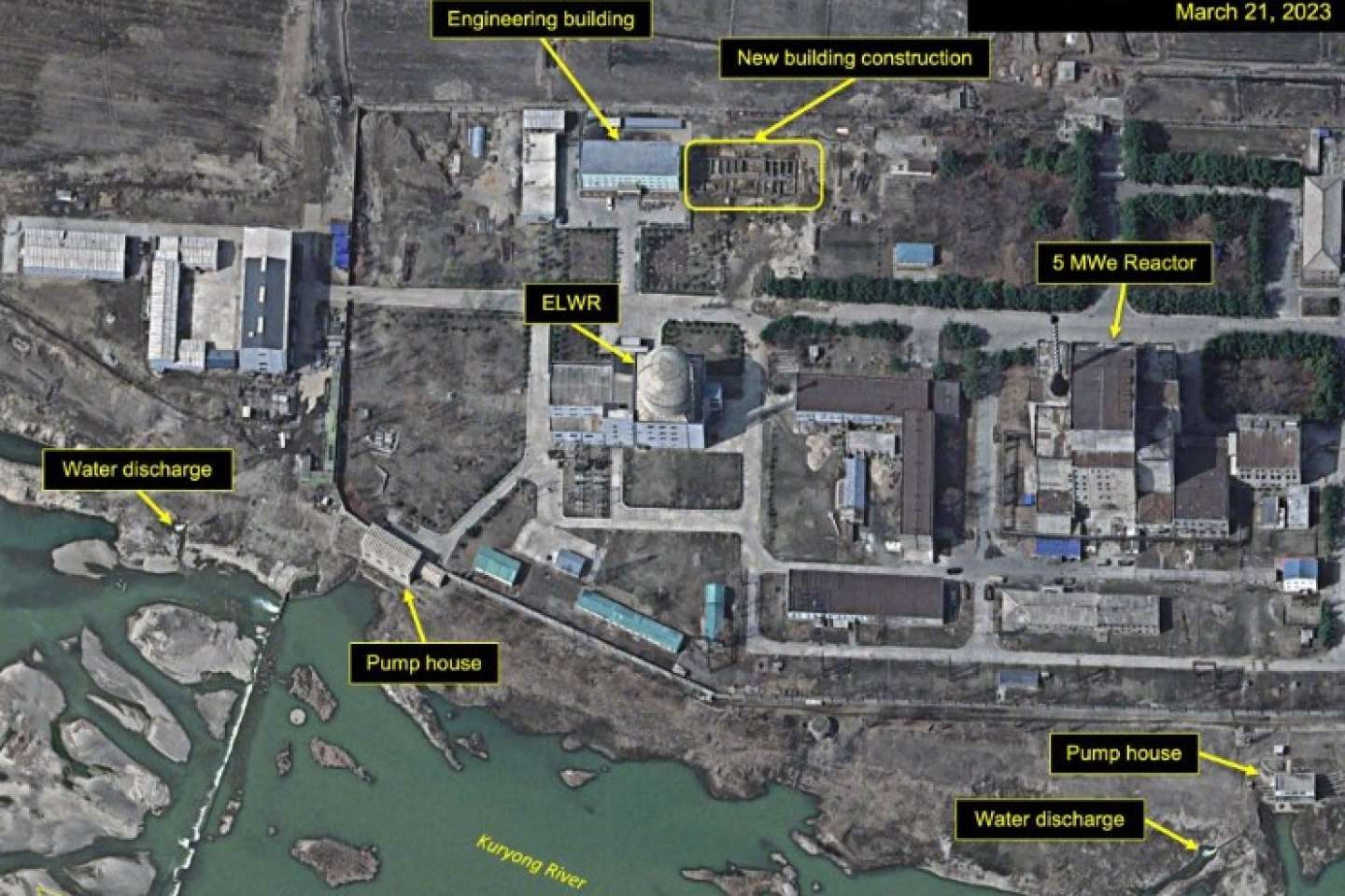 Corée du Nord : activité croissante autour du principal complexe nucléaire du pays