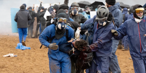 Sainte-Soline : l’un des deux manifestants gravement blessés sort de l’hôpital