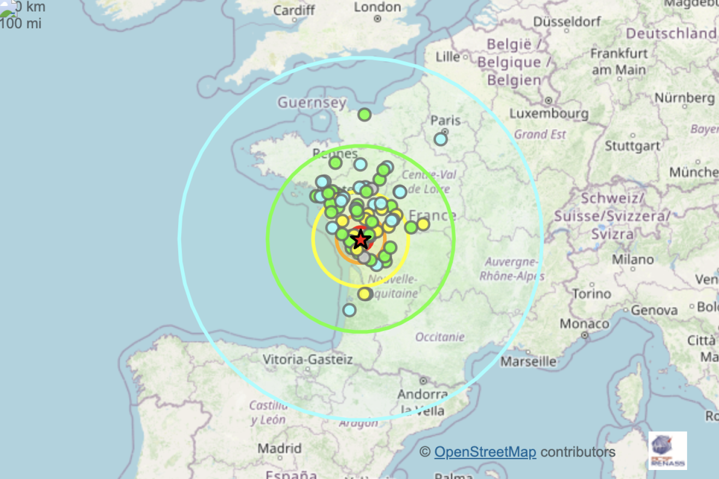 Un séisme de magnitude 5,3 détecté dans l’Ouest de la France