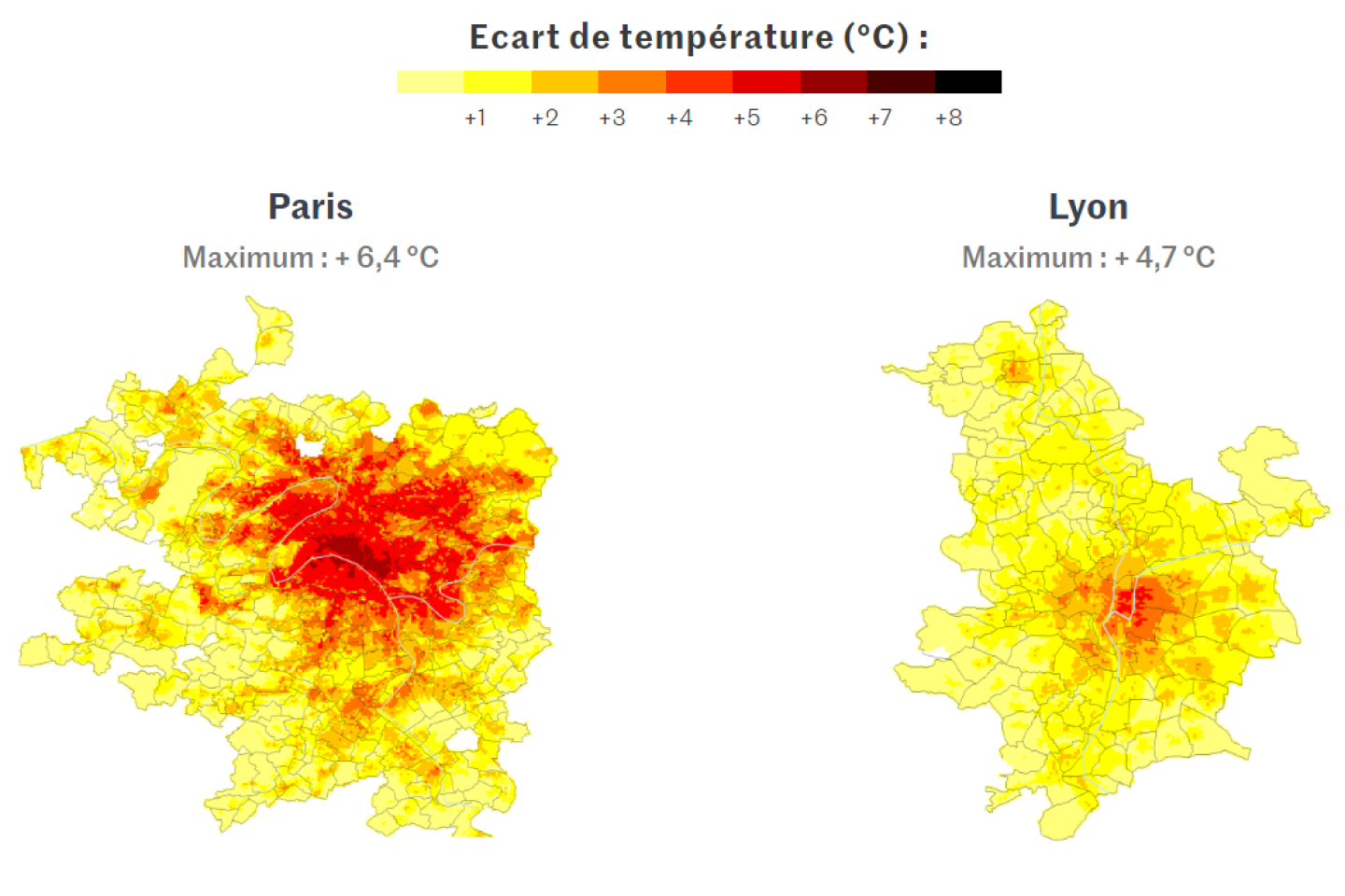 Ilots de chaleur urbain : à quoi ce phénomène est-il dû ? quelles villes sont les plus touchées ?