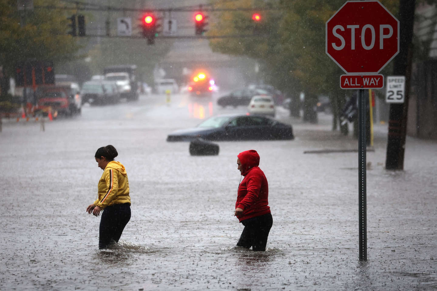 Des pluies torrentielles inondent la ville de New York, l’état d’urgence déclaré
