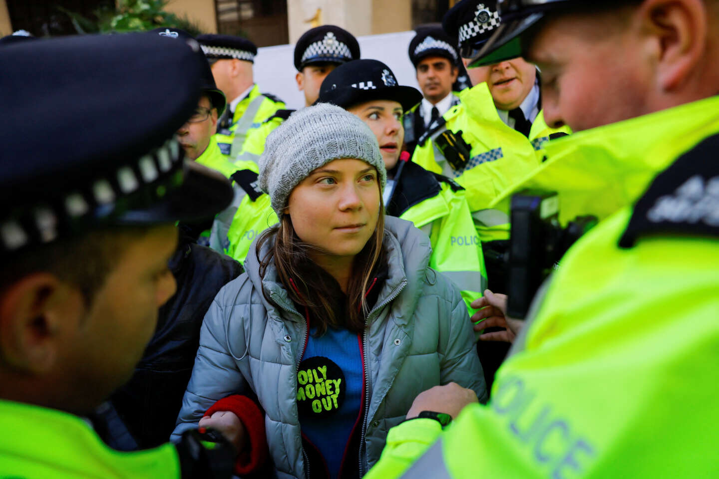 Greta Thunberg arrêtée à Londres lors d’une manifestation