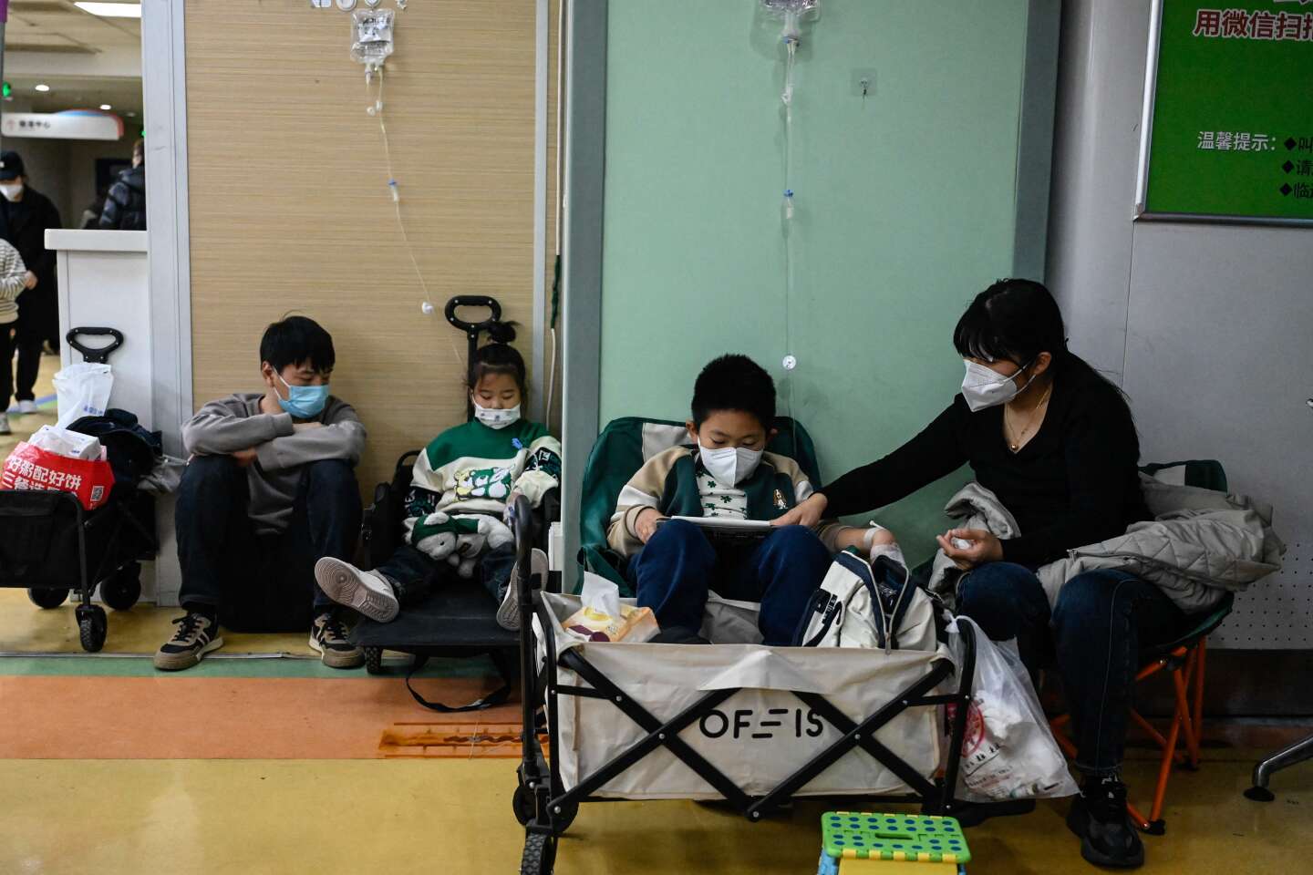 Dans le nord de la Chine, les hôpitaux débordés par une flambée de cas de maladies respiratoires