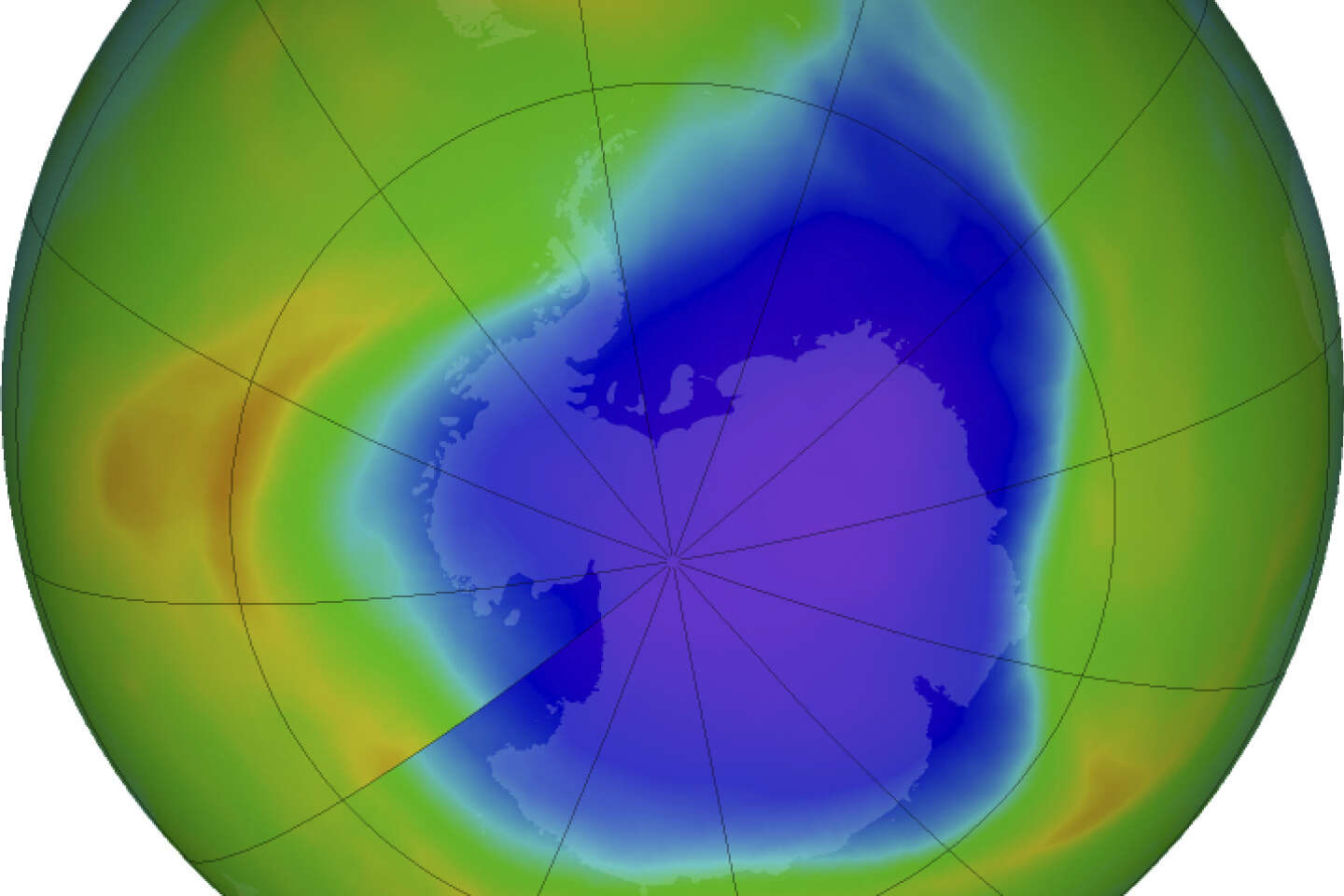 Le trou dans la couche d’ozone s’agrandit chaque printemps austral depuis vingt ans
