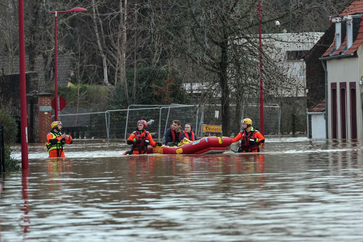 Le Pas-de-Calais à nouveau touché par des inondations, deux mois après des crues historiques