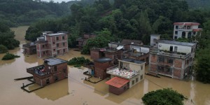 Chine : les images des importantes inondations dans le sud du pays