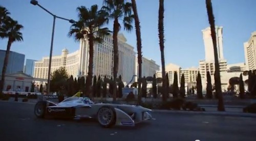 La Formule E Spark-Renault fait le show à Las Vegas