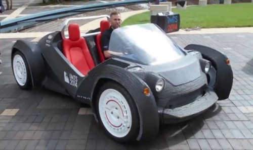 Strati, la première voiture électrique produite par imprimante 3D