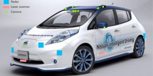 Une Nissan Leaf electrique et autonome commercialisée dans 1 an