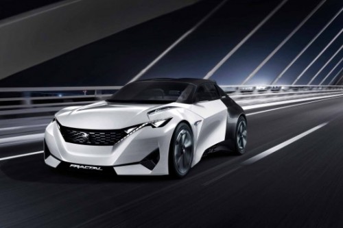 La Peugeot Fractal : enfin un concept radical de voiture électrique chez PSA