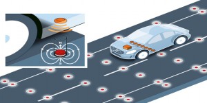Volvo utilise des aimants pour guider une voiture autonome