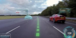 Pare-brise virtuel et guidage laser pour Jaguar et Land Rover