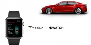 L’Apple Watch pour contrôler la Tesla S