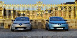 Renault Zoé : un premier anniversaire à Versailles